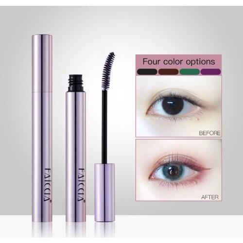 4 Colors Mascara Waterproof Lasting Not Blooming Lengthening Curling Bushy Eyelashes Long-wearing Mascara Women Eye Makeup TSLM1