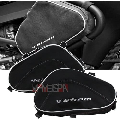 For Suzuki V-Strom DL650 DL1000 For Givi For Kappa Motorcycle Frame Crash Bars Waterproof Bag Repair Tool Placement Bag