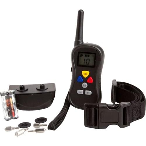 Spot Wireless LCD Remote Digital Dog Training Collar Shock and Bark Collar 100%Water-resistant with 300m Range Training E-Collar