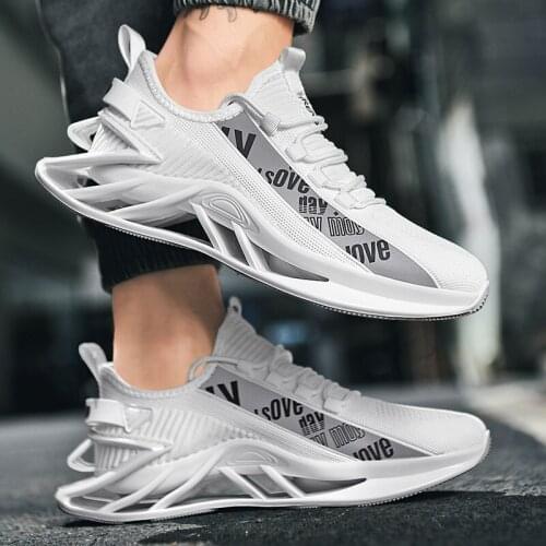 Blade Running Shoes for Men High Quality Breathable Mesh Designer Sneakers Man Jogging Walking Athletics Trainer Sports Shoes