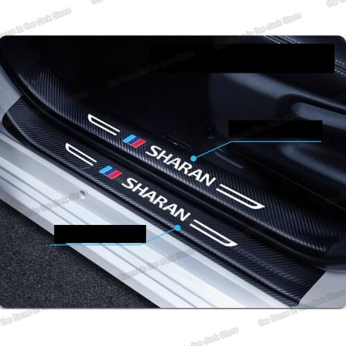 Lsrtw2017 car styling car door bowl handle trims for volkswagen vw sharan 2011 2012 2013 2014 2015 2016 2017 2018