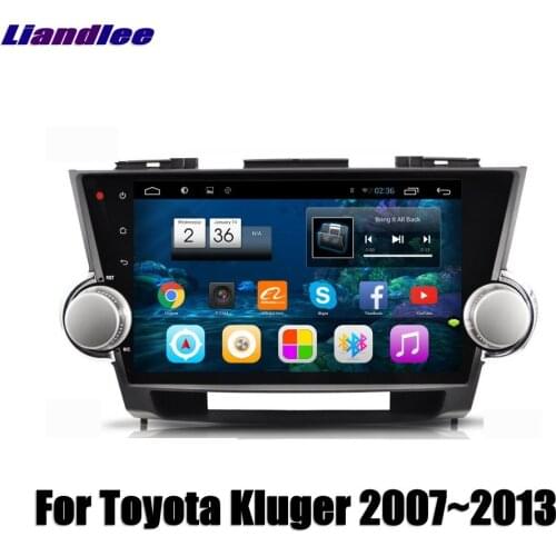 10.1" Car Android Vehicle GPS For Toyota Kluger 2007-2013 Radio Player GPS NAVI Maps HD Touch Screen TV Multimedia No CD DVD