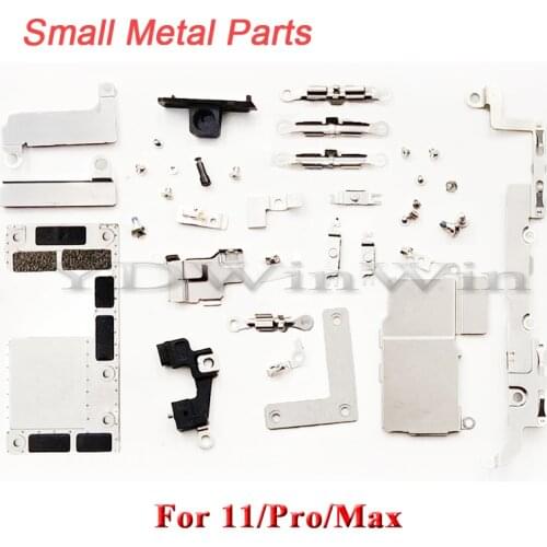 10sets Full Set Internal Holder Bracket Shield Plate Kit Small Metal Parts For iPhone 11 Pro Max Inner Accessories Replacement