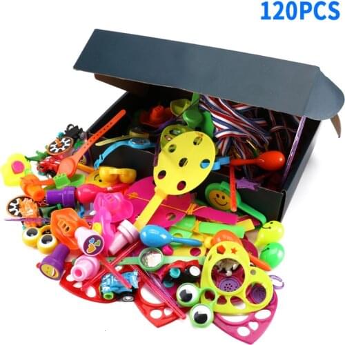 120Pcs Birthday Party Favors Pinata Fillers Classroom Treasure Box Prizes Game Party Supplies Small Bulk Toys For Children Gifts