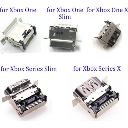 20pcs HDMI-compatible Port Interface Socket For XBOX ONE X S For Xbox Series X S HDMI-compatible Port Socket Interface Connector