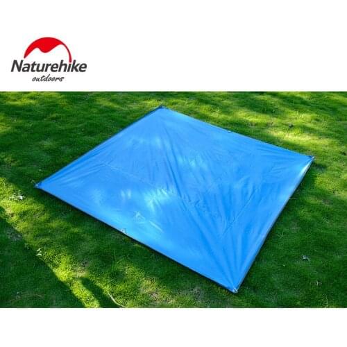 215x215cm 3-4 Person Outdoor Picnic Barbecue Camping Mat Portable Beach Tent Awning Mattress Sun Shelter Tarp 210T Oxford Cloth