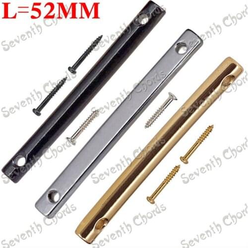 3 Pcs Length:52mm String Retainers Bars Tension Bars for Electric Guitar / String Hold Down Bar/ Black & Gold & Chrome choose