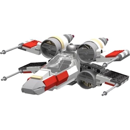 MOC Resistance Fighter Building Blocks Kit For X-Wing Airplane Space Wars Aircraft Bricks Idea Toys For Children Birthday Gifts