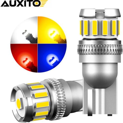 2Pcs 12V Car Bulb LED T10 W5W LED Canbus168 194 LED Lamp Car Position Interior Light for Audi A6 A4 BMW E46 E90 E60 Honda Civic