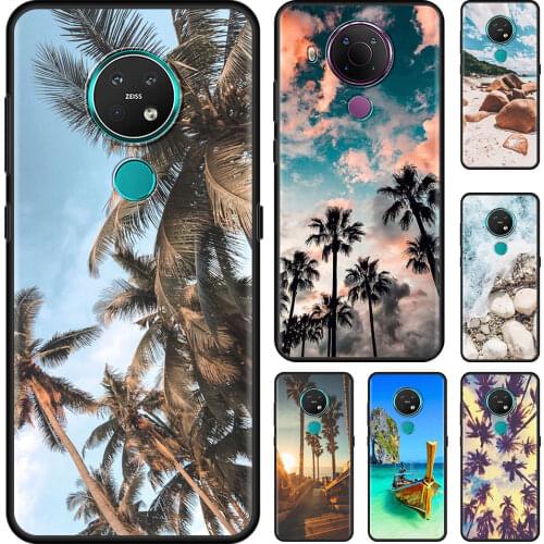 Summer Beach Cell Phone Case for Nokia 5.4 7.2 3.4 5.3 2.3 3.2 8.3 5G 2.4 2.2 4.2 1.3 1.4 C20 G20 X20 Cover Coque