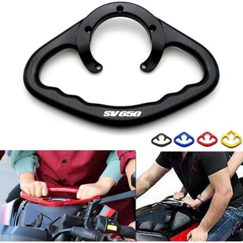 Motorcycle Passenger Handgrips Hand Grip Tank Grab Bar Handles Armrest For SUZUKI SV650 SV650A 2008-2015 GW250 Inazuma 2011-2013