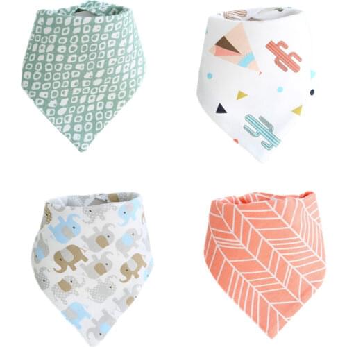 Newborn Baby Bibs Cotton Bandana Bib for Child Boys Girls Baby Babador Feeding Apron Smock Infant Burp Cloths Saliva Towel Stuff