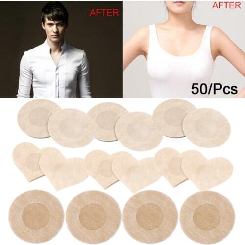 50pcs Womens Invisible Breast Lift Tape Overlays on Bra Nipple Stickers Chest Stickers Adhesivo Bra Nipple Covers Accessories