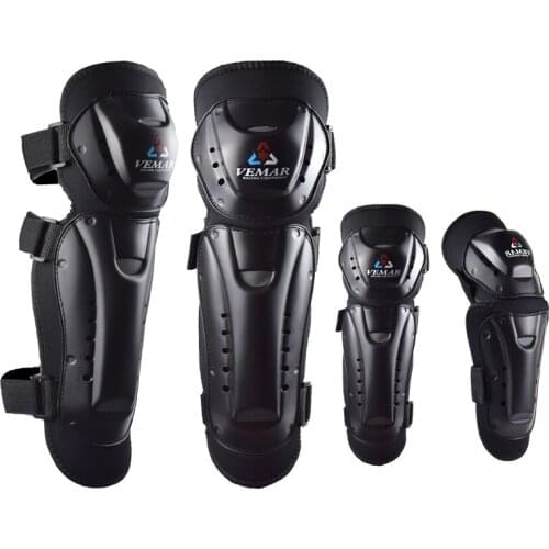 Vemar 2018 New Men Women Knee Pads Motorcycle Knee elbow Protector Motocross Mtb Outdoor Cycling Knee Pads For Sports 4Pcs/Lot