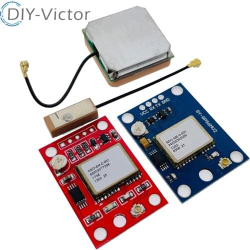 GY-NEO6MV2 New NEO-6M GPS Module DC 3.3V-5V NEO6MV2 With Flight Control EEPROM MWC APM2.5 Large Antenna For Arduino