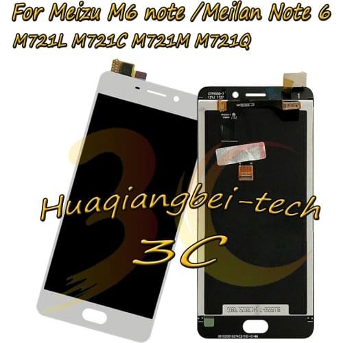 New 5.5" For Meizu M6 note M721L / Meilan Note 6 M721C M721M M721Q Full LCD DIsplay + Touch Screen Digitizer Assembly Tracking