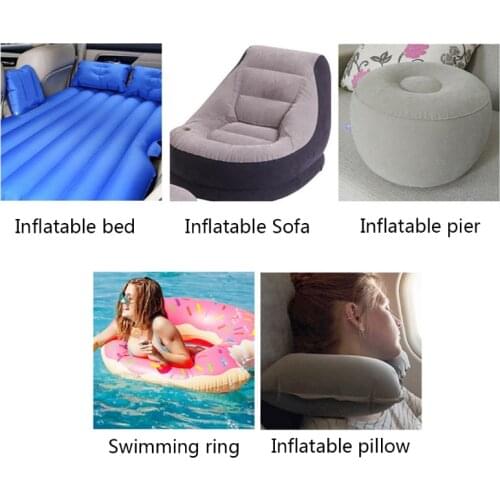 Portable Ultra-quiet Rechargeable USB Electric Air Pump Quick Fill Inflator Car 24BA