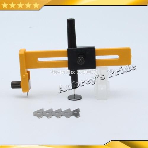 Diameter Cut 10-150MM Cutting Size Adjustable Round Rotary Circle Graphic Paper Cutter Trimmer Knife+5-20Pcs Blades