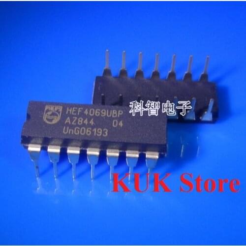 Real 100% Original NEW HEF4069UBP DIP-14 10PCS/LOT