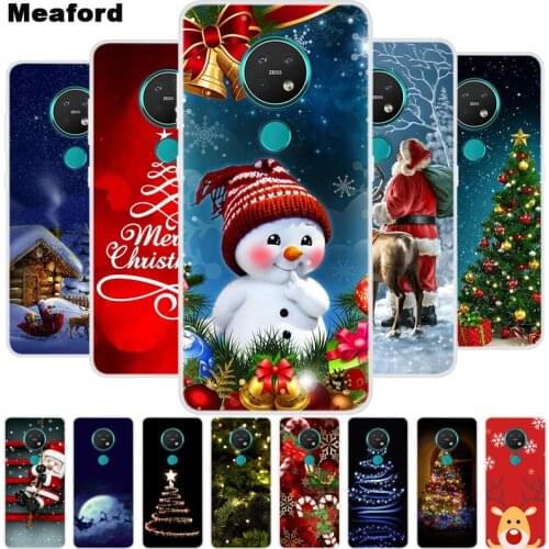Christmas Case For Nokia 2.3 Case Silicone Soft TPU Phone Cover For Nokia 2.2 6.2 7.2 5.3 8.3 6 4.2 1.3 C1 8.1 5.1 PlUS Case