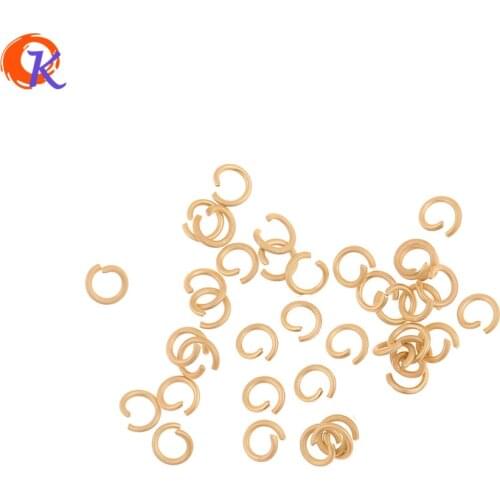 Cordial Design 1000Pcs 5mm Earring Accessories/Hand Made/Jump Ring/Matte Gold/Round Shape/DIY Making/Jewelry Findings Components