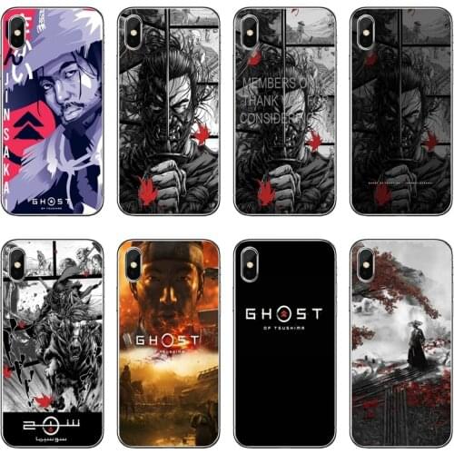 Silicon Soft Case For Huawei P30 P20 Pro P10 P9 P8 Lite Y5 Y6 Y7 Y9 P Smart Plus 2018 2019 ghost of tsushima Painted Phone Case