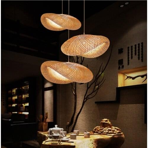 Ouyangchen MODERN RETRO bamboo chandelier bamboo lamp Eurasian restaurant hotel living room chandelier kitchen Chandelier
