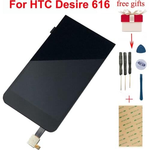100% Test Touch Screen Digitizer Sensor Glass + LCD Display Monitor Screen Panel Module Assembly for HTC Desire 616