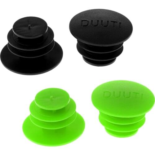 2 Pairs MTB Mountain Road Bike Handlebar Grips Handle Bar Cap End Plugs Set