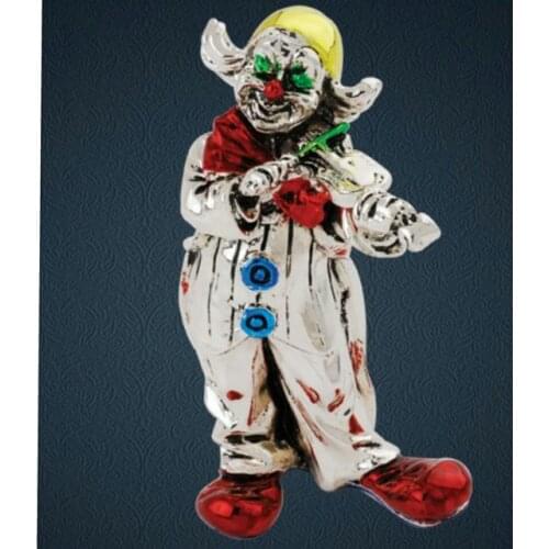 925 AYAR GÜMÜŞ KAPLAMA PALYAÇO RENKLİ