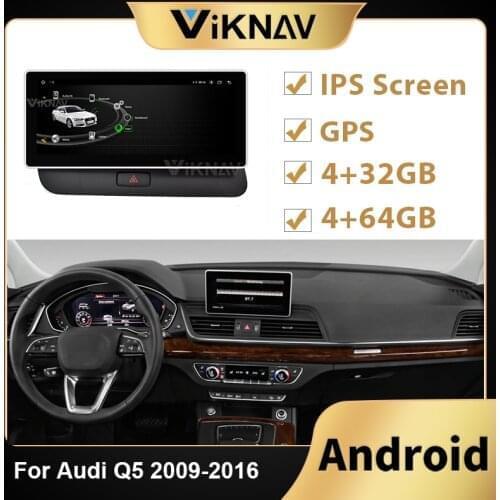 Android Car Radio For AUDI Q5 2009 2010 2011 2012 2013 2014 2015 2016 LHD RHD Car Stereo Multimedia Player GPS navigation