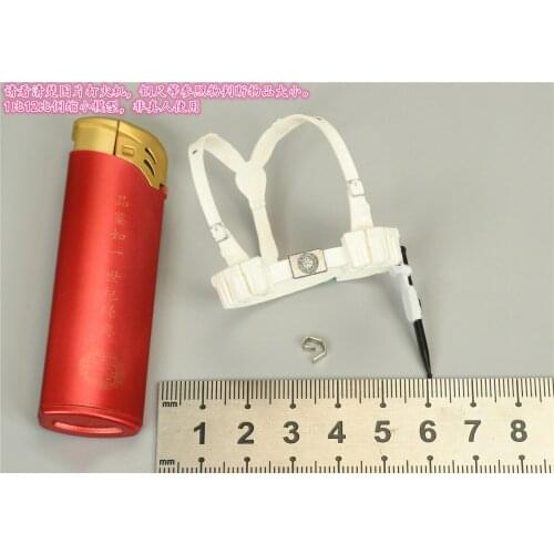 BGS010 1/12th Big Head Soldier Fat Person Belt and Crossbody Strap Model