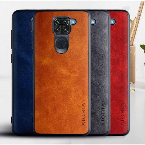 Case for Xiaomi Redmi Note 9 Luxury Vintage leather skin phone cover for xiaomi redmi note 9 case funda coque capa