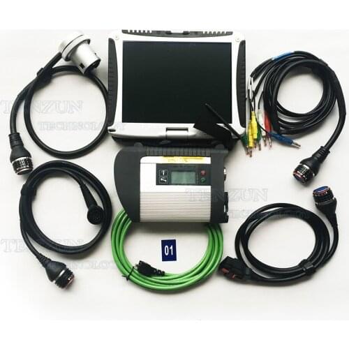 Diagnostic Tool MB Star C4 SD Connect Compact 4 Xentrv 2021.03 Multiplexer Diagnosis OBD 2 MB Star SD C4 For Car Truck WIFI