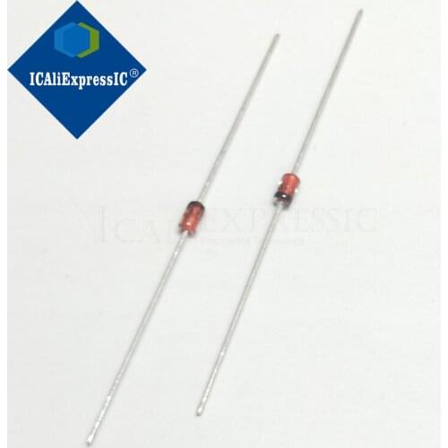 100PCS 1N60 DO-35 1N60P Schottky Germanium Diode TV Radio FM Detection New original In Stock
