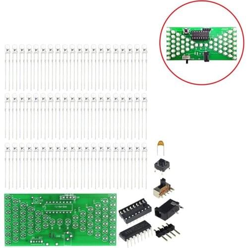 5V Electronic Hourglass DIY Kit Funny Electric Production Kits Precise With LED Lamps Double Layer PCB Board DIY Electronic