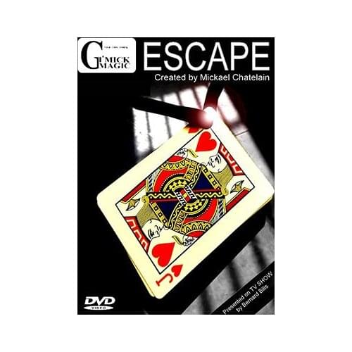 Escape By Mickael Chatelain (Gimmick+DVD) - Magic Tricks,Mentalism Magic,Illusion,Close up,Fun,Magia Toys,Joke