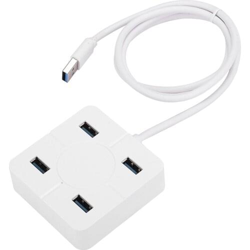 Hub USB3.0 Splitter 4-In-1 Docking Station 4-Port Multipurpose Laptop Accessory For Expansion USB Gadgets