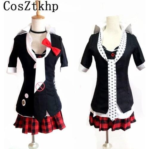 Danganronpa Cosplay Anime Junko Enoshima Emboitement Inushio Kimuchi Dangan Ronpa Trigger Happy Havoc Cosplay Costume