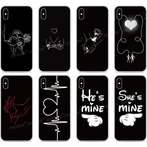 TPU Soft Silicone Charge Couple Love Cover For Wiko View 4 2 Go XL U Feel Lite Lenny 5 Jerry 4 Tommy Sunny 3 Harry 2 Phone Case