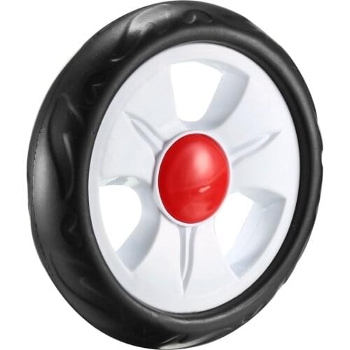 Uxcell Plastic Swivel Pulley Wheel 139mm/5.5inch Dia Single Wheel 6mm Mounting Hole Dia