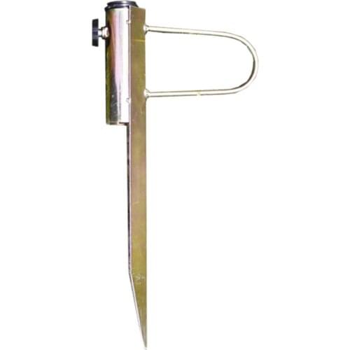 Beach Umbrella Sand Stand, Heavy Duty Metal Beach Umbrella Holder Stand Sand Grass, One Size Fits 25-32mm for Flag, Umbrella