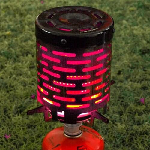 Durable Heater Stove Wear-resistant Outdoor Camping Gas Heater Stove Portable Steel Warmer Heating Cover Gas Heater