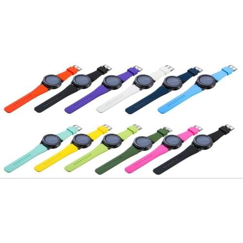 200pcs 11 Color Silicone Watchband for Gear S3 Classic/ Frontier 22mm Watch Band Strap Replacement Bracelet for Samsung Gear S3
