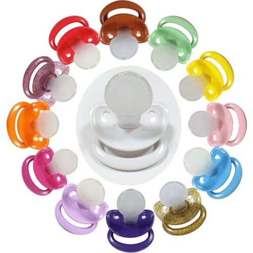 24 Color Ddlg Baby Girl Abdl Classic Custom Plus Size Silicone Adult Pacifier Little Space Daddys Girl Adult Baby Boy Pacifier