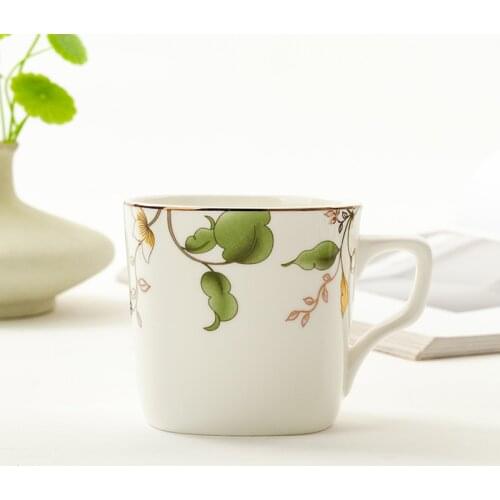 Modern Bone China Small Cups Household Ceramic Coffee Cups Office Porcelain Household Cups 180 Ml Cups