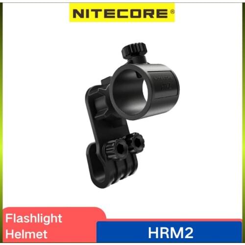 NITECORE HRM2 Glare Flashlight Helmet Light Bracket Specially Designed for Duty Operations Fire Fighting and Rescue