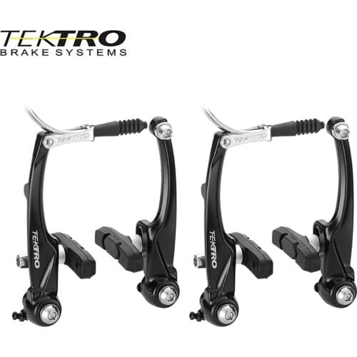 TEKTRO MTB Bicycle Brake Caliper Line Pull V Brake Clamp Front Rear Mountain Bike Caliper Brake Aluminum Alloy Arm Bicycle Parts