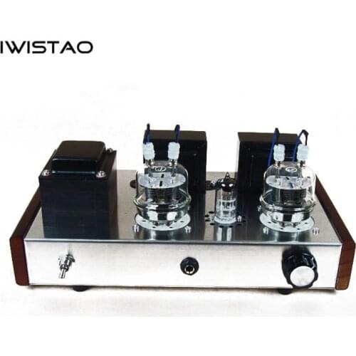 IWISTAO HIFI Tube Earphone Amp 1W output 32 to 600 ohm & Class A Tube Amplifier 2X8W 6N2 Drive FU32 Built 6.5mm Jack