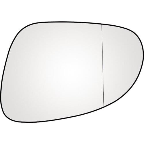 Auto Left Passenger Side Wing Mirror Glass HEATED Golf 5 MK5 2003-2008